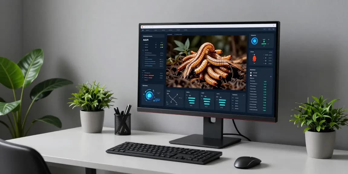 Holzschädlinge effektiv bekämpfen mit fortschrittlicher Software in einer modernen Arbeitsumgebung.