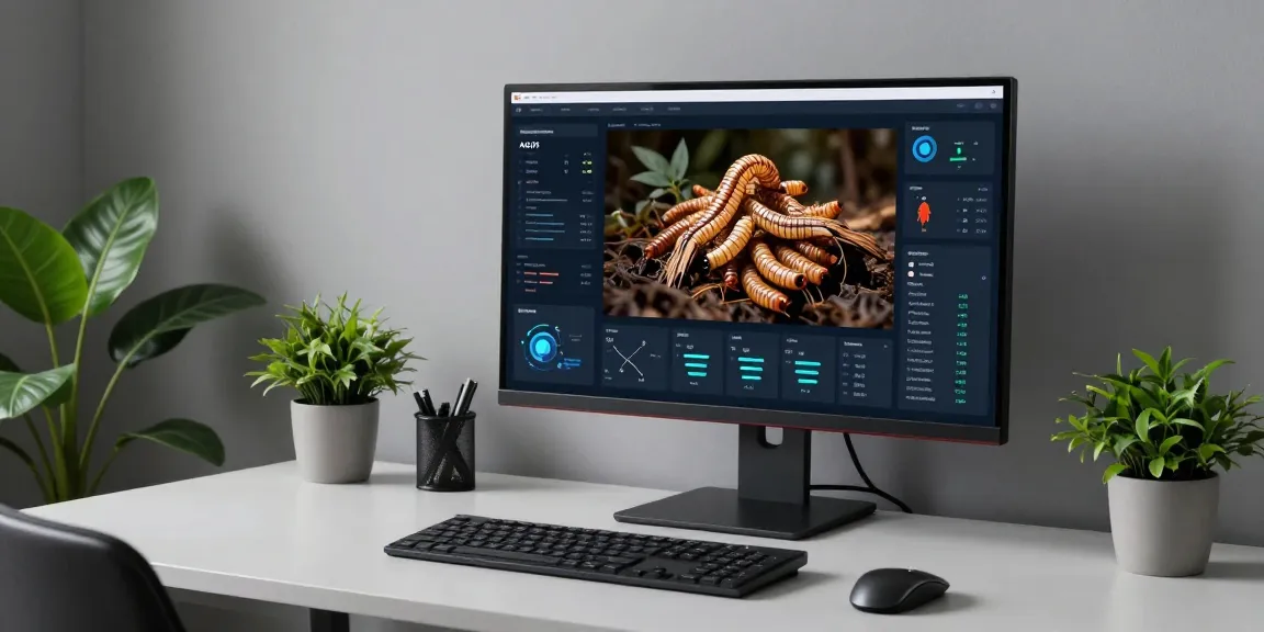 Holzschädlinge effektiv bekämpfen mit fortschrittlicher Software in einer modernen Arbeitsumgebung.